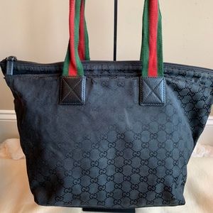 Gucci Web GG Tote Bag
